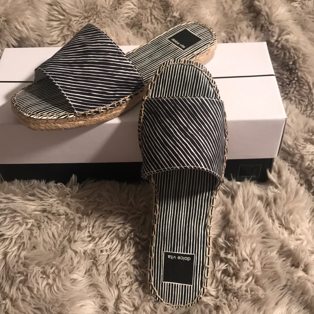 Dolce Vita striped sandals
